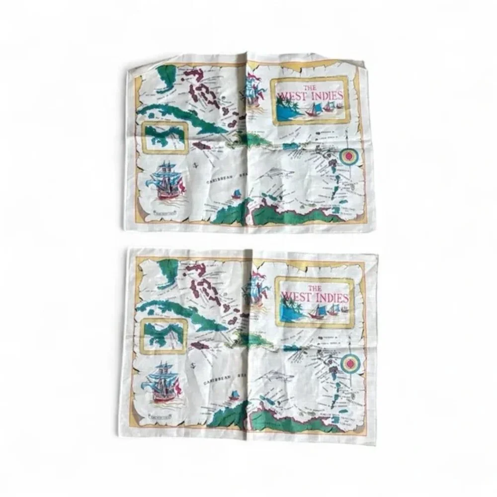 Bundle of Colorful Misc Vintage Linens Tea Towels Decorations